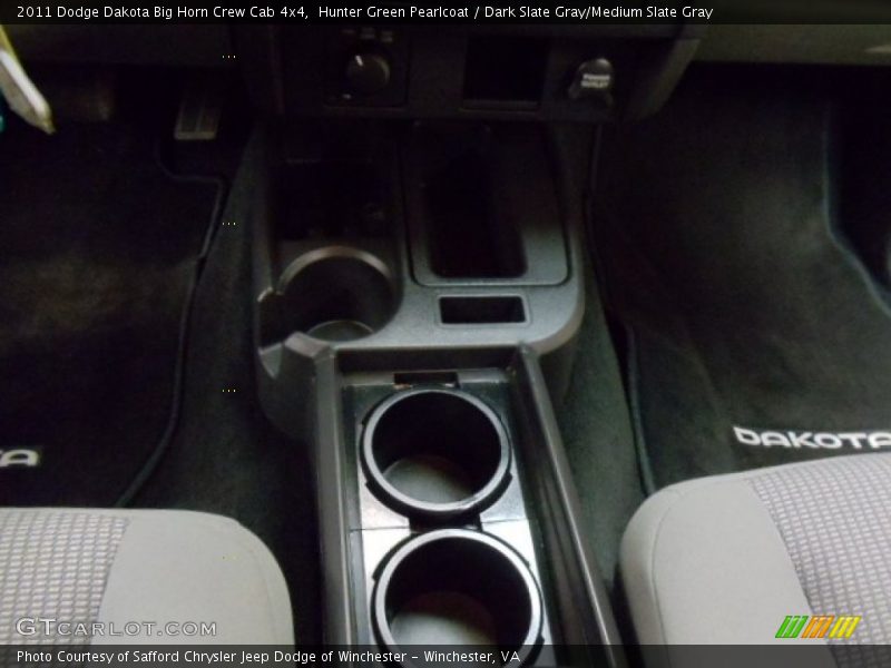 Hunter Green Pearlcoat / Dark Slate Gray/Medium Slate Gray 2011 Dodge Dakota Big Horn Crew Cab 4x4