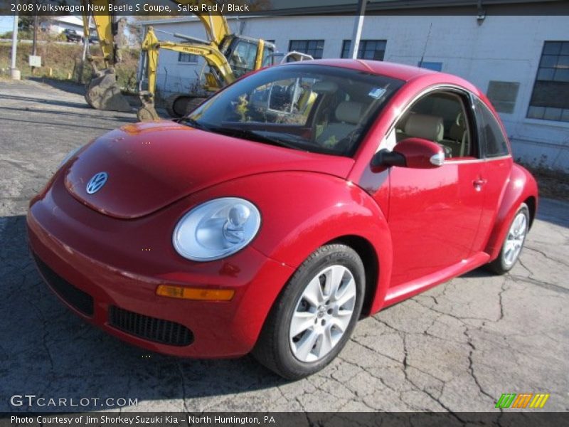 Salsa Red / Black 2008 Volkswagen New Beetle S Coupe