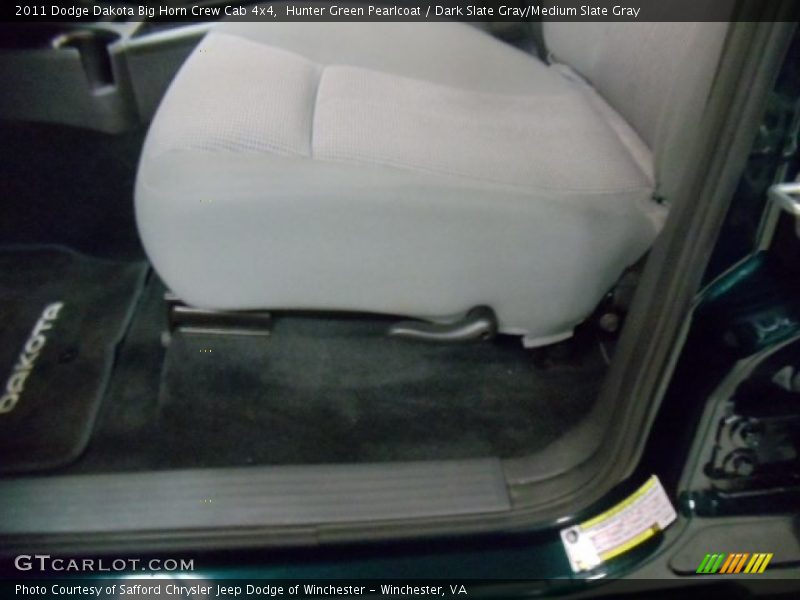Hunter Green Pearlcoat / Dark Slate Gray/Medium Slate Gray 2011 Dodge Dakota Big Horn Crew Cab 4x4