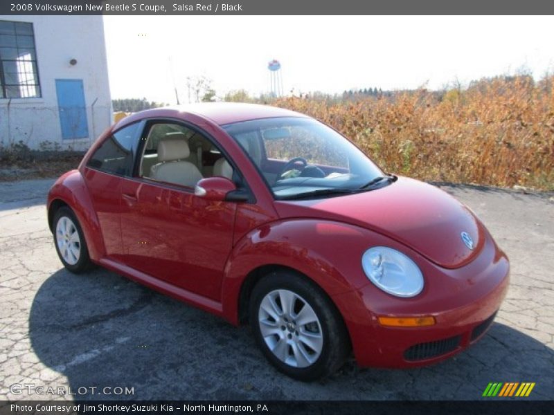 Salsa Red / Black 2008 Volkswagen New Beetle S Coupe
