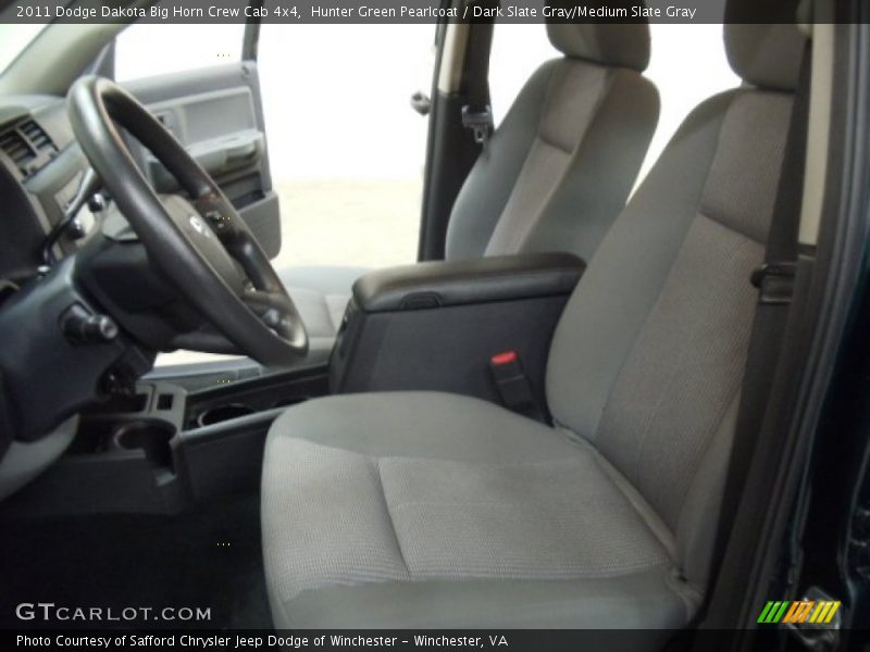 Hunter Green Pearlcoat / Dark Slate Gray/Medium Slate Gray 2011 Dodge Dakota Big Horn Crew Cab 4x4