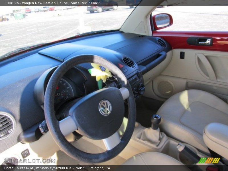 Salsa Red / Black 2008 Volkswagen New Beetle S Coupe