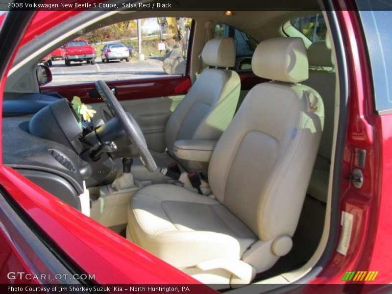 Salsa Red / Black 2008 Volkswagen New Beetle S Coupe