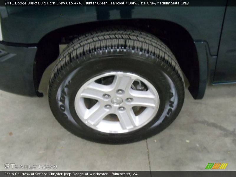 Hunter Green Pearlcoat / Dark Slate Gray/Medium Slate Gray 2011 Dodge Dakota Big Horn Crew Cab 4x4