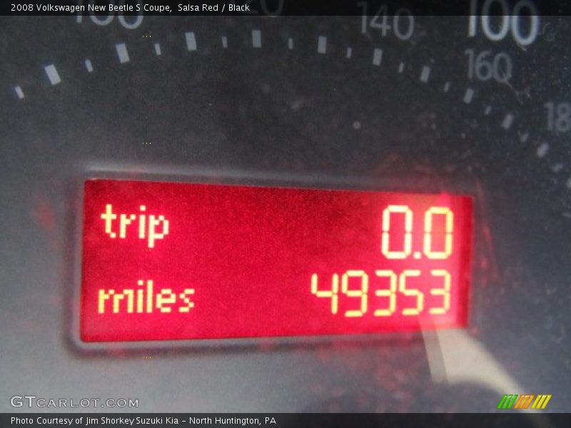 Salsa Red / Black 2008 Volkswagen New Beetle S Coupe