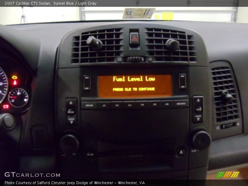 Sunset Blue / Light Gray 2007 Cadillac CTS Sedan