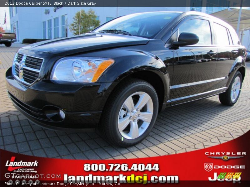 Black / Dark Slate Gray 2012 Dodge Caliber SXT