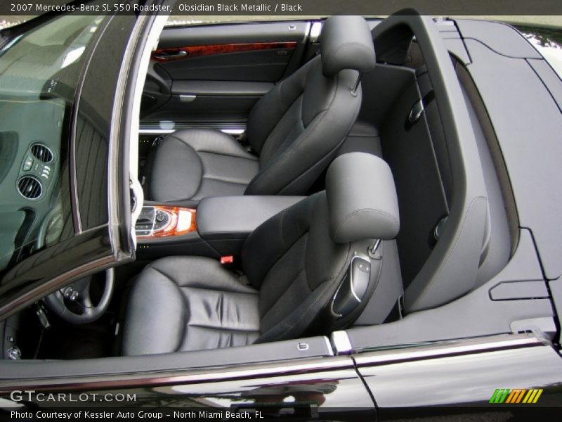  2007 SL 550 Roadster Black Interior