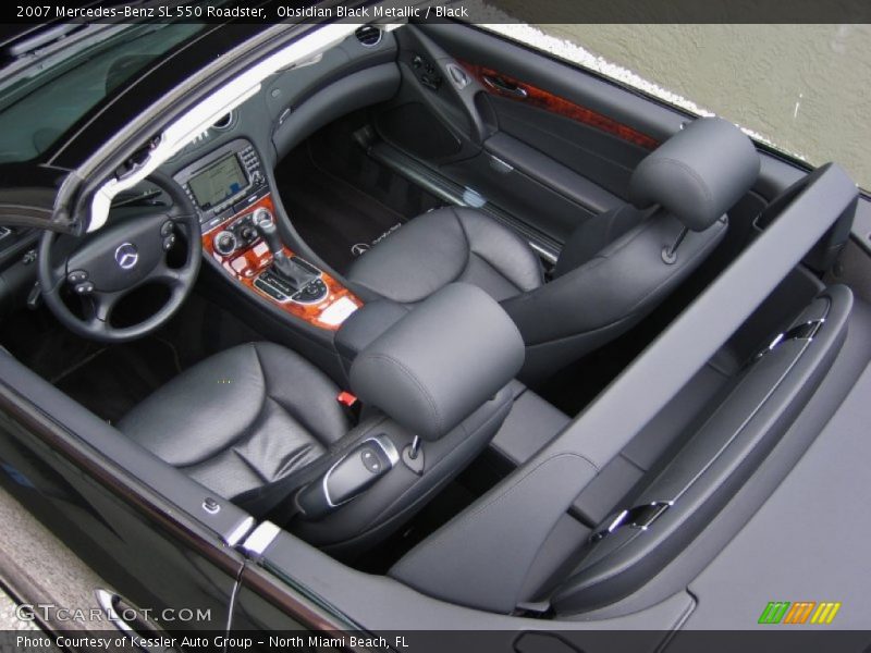  2007 SL 550 Roadster Black Interior