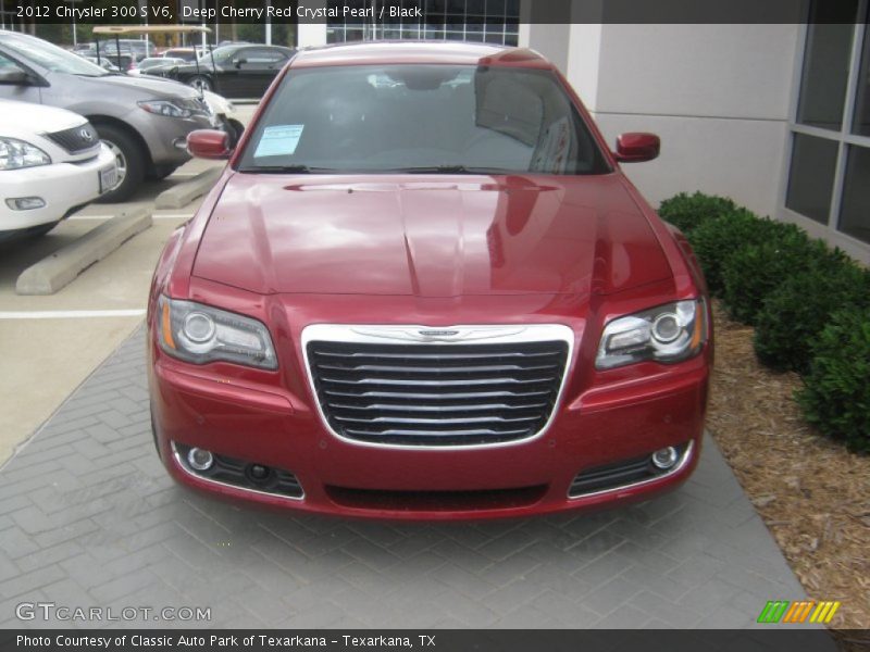 Deep Cherry Red Crystal Pearl / Black 2012 Chrysler 300 S V6