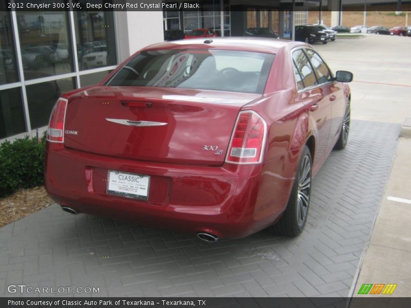 Deep Cherry Red Crystal Pearl / Black 2012 Chrysler 300 S V6