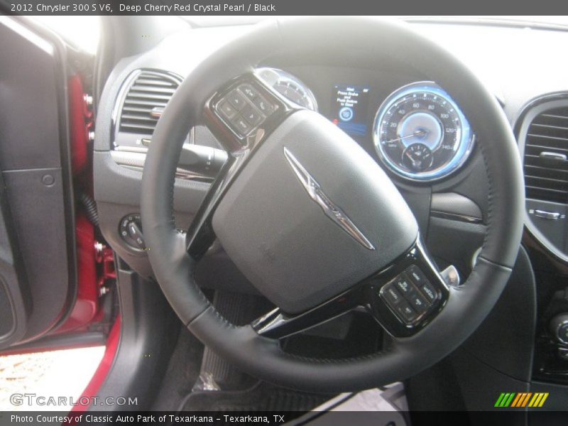 Deep Cherry Red Crystal Pearl / Black 2012 Chrysler 300 S V6