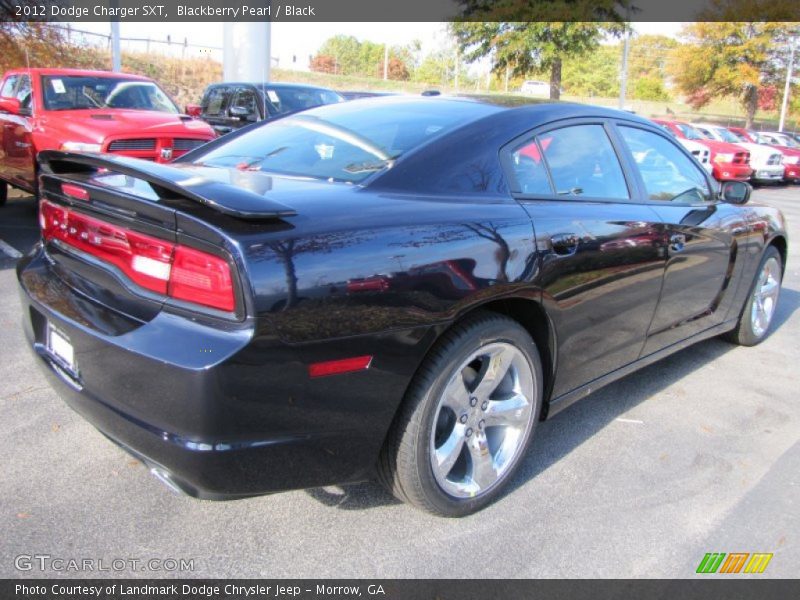 Blackberry Pearl / Black 2012 Dodge Charger SXT