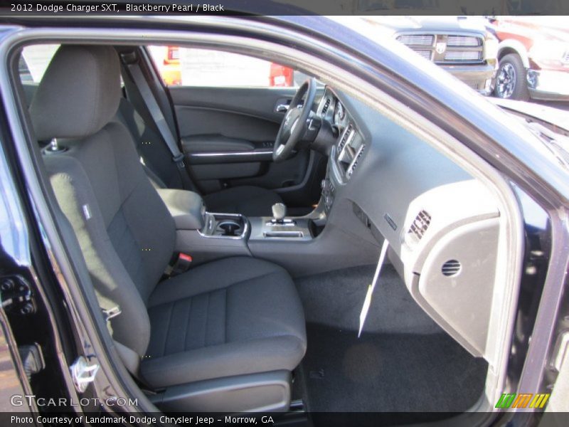 Blackberry Pearl / Black 2012 Dodge Charger SXT