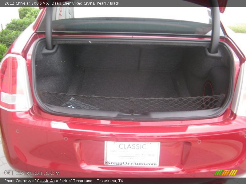 Deep Cherry Red Crystal Pearl / Black 2012 Chrysler 300 S V6