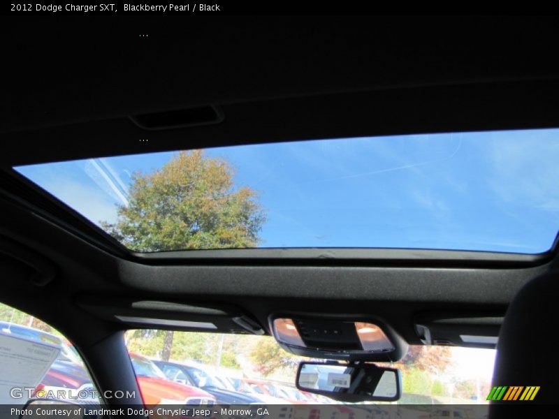 Blackberry Pearl / Black 2012 Dodge Charger SXT