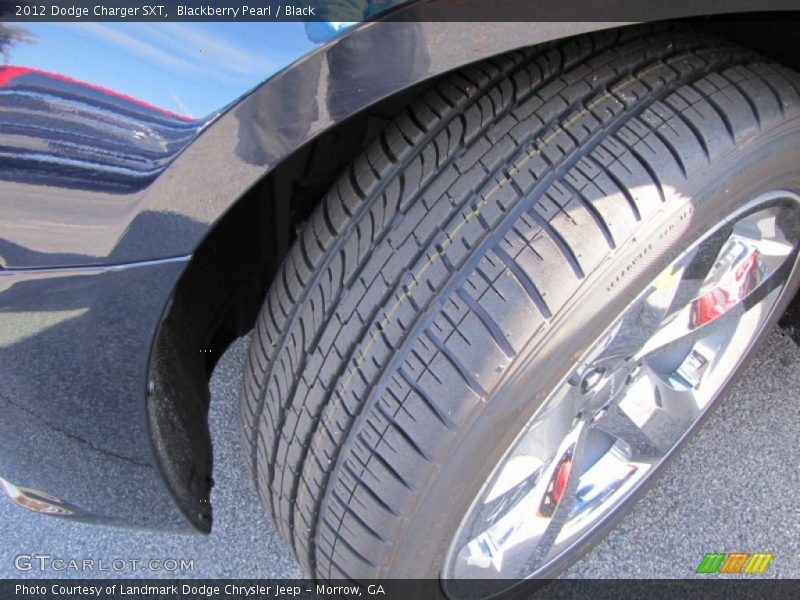 Blackberry Pearl / Black 2012 Dodge Charger SXT
