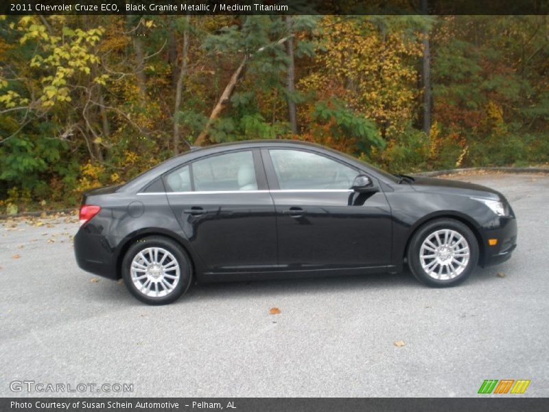 Black Granite Metallic / Medium Titanium 2011 Chevrolet Cruze ECO