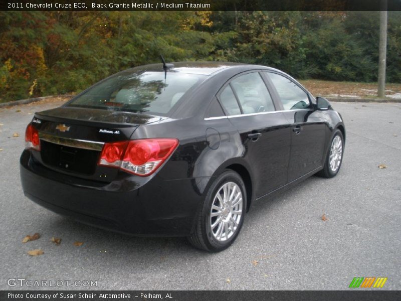 Black Granite Metallic / Medium Titanium 2011 Chevrolet Cruze ECO