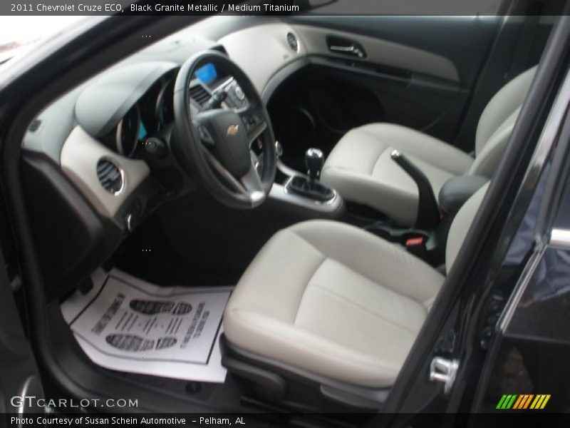 Black Granite Metallic / Medium Titanium 2011 Chevrolet Cruze ECO