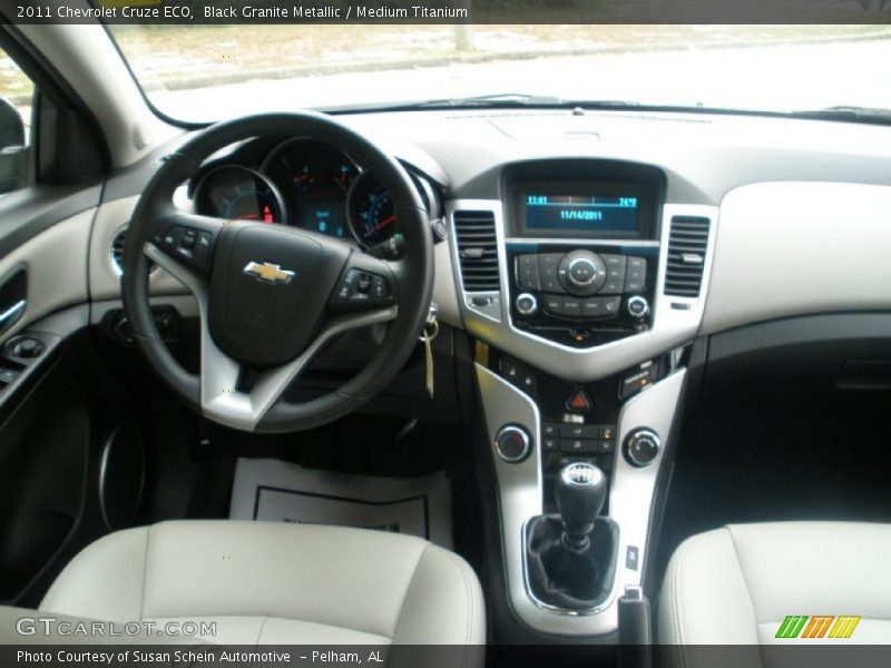 Black Granite Metallic / Medium Titanium 2011 Chevrolet Cruze ECO
