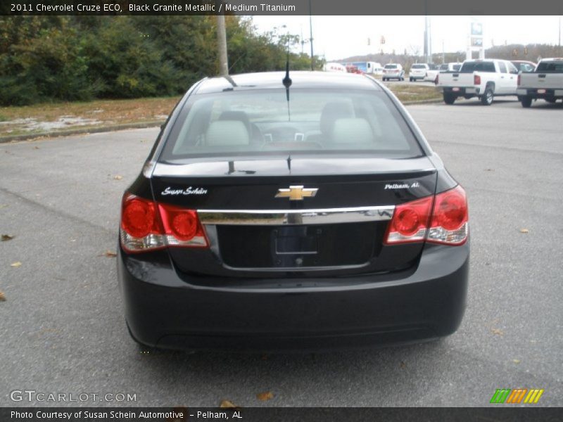 Black Granite Metallic / Medium Titanium 2011 Chevrolet Cruze ECO