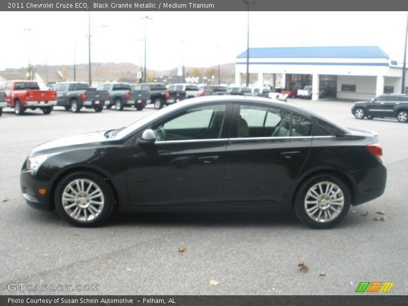 Black Granite Metallic / Medium Titanium 2011 Chevrolet Cruze ECO
