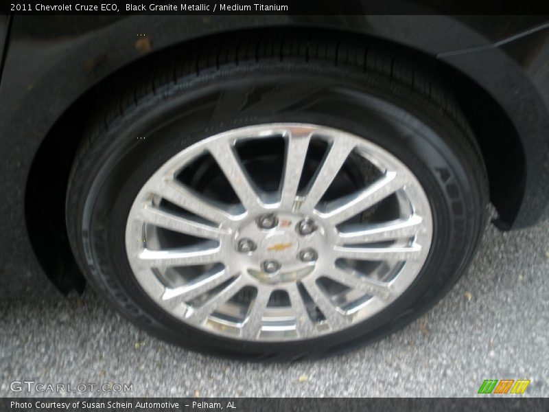 Black Granite Metallic / Medium Titanium 2011 Chevrolet Cruze ECO