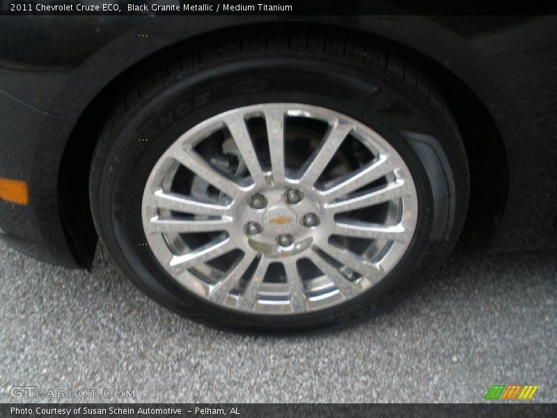 Black Granite Metallic / Medium Titanium 2011 Chevrolet Cruze ECO