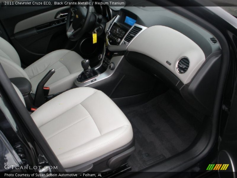 Black Granite Metallic / Medium Titanium 2011 Chevrolet Cruze ECO