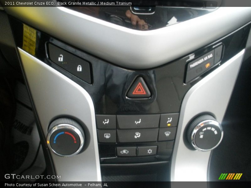 Black Granite Metallic / Medium Titanium 2011 Chevrolet Cruze ECO