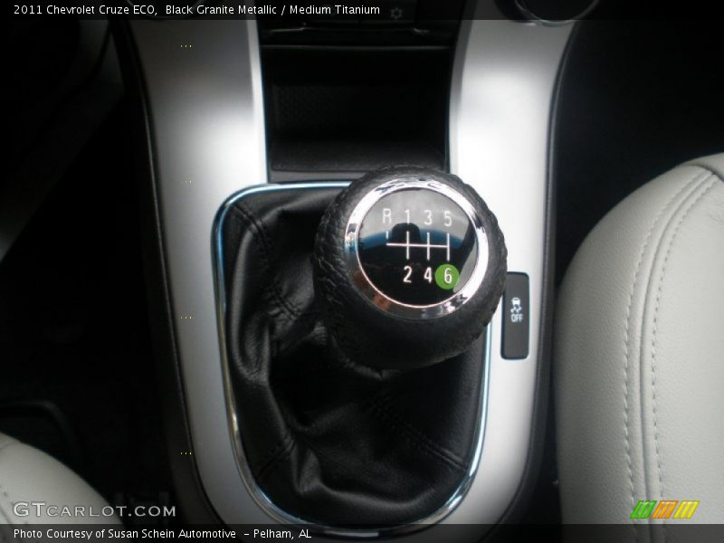 Black Granite Metallic / Medium Titanium 2011 Chevrolet Cruze ECO