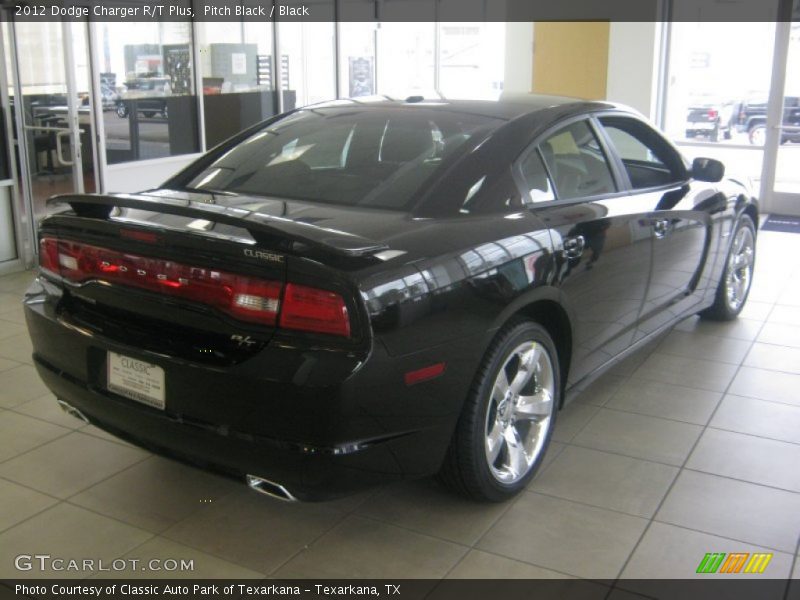 Pitch Black / Black 2012 Dodge Charger R/T Plus