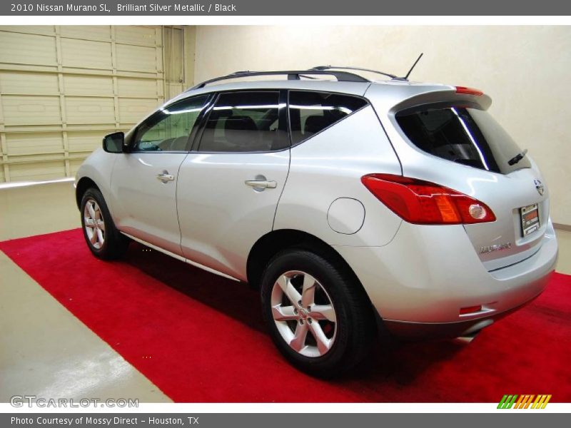 Brilliant Silver Metallic / Black 2010 Nissan Murano SL