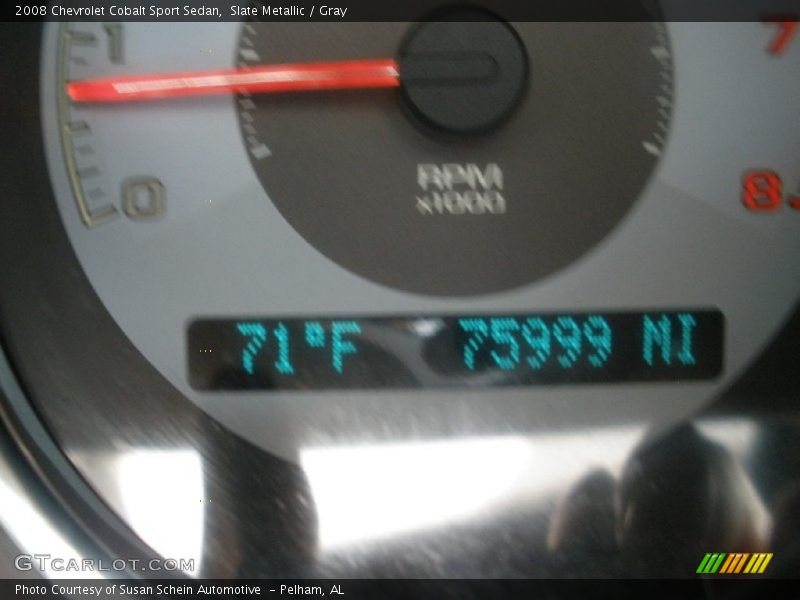 Slate Metallic / Gray 2008 Chevrolet Cobalt Sport Sedan