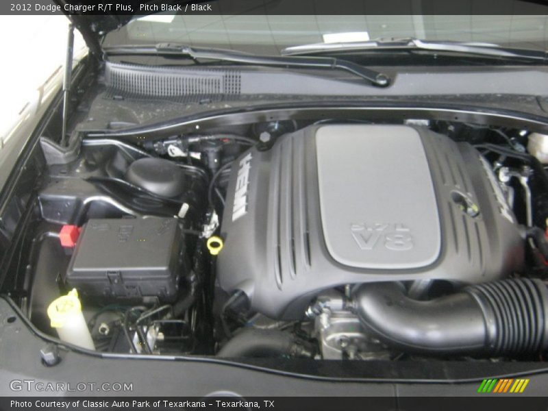 Pitch Black / Black 2012 Dodge Charger R/T Plus