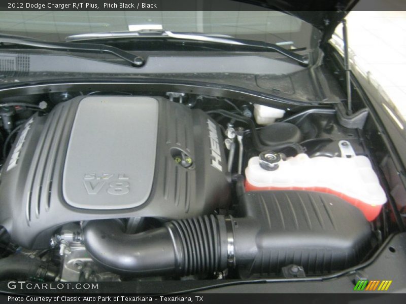 Pitch Black / Black 2012 Dodge Charger R/T Plus