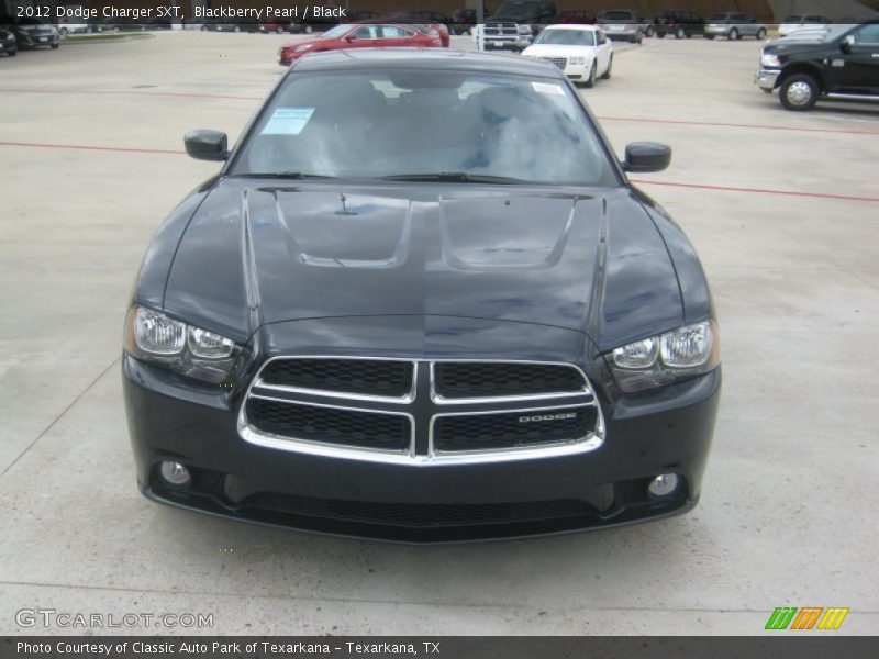 Blackberry Pearl / Black 2012 Dodge Charger SXT