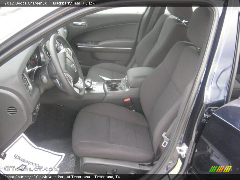Blackberry Pearl / Black 2012 Dodge Charger SXT