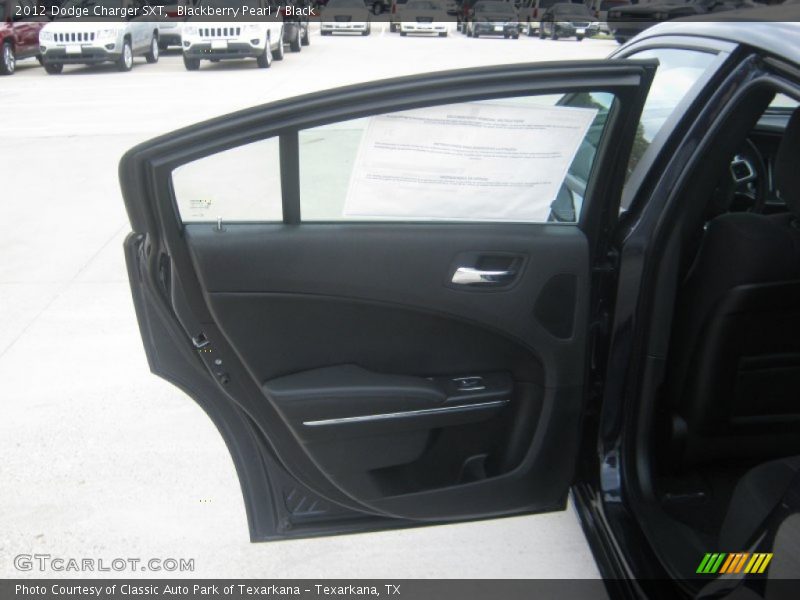 Blackberry Pearl / Black 2012 Dodge Charger SXT