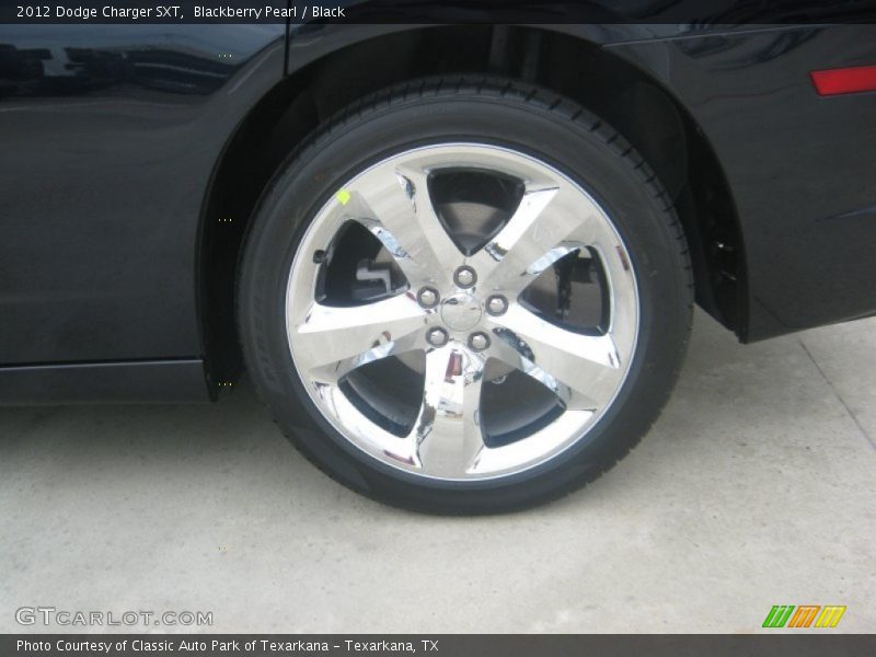 Blackberry Pearl / Black 2012 Dodge Charger SXT