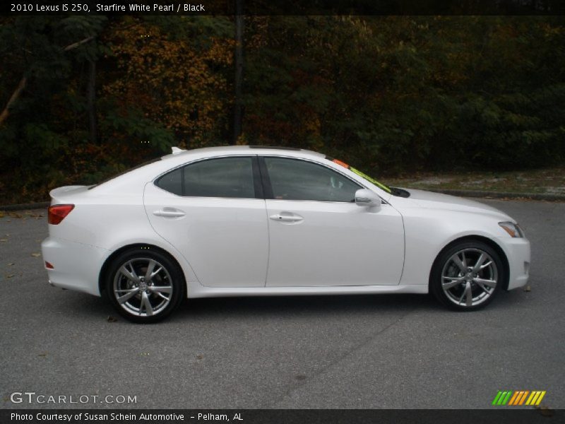 Starfire White Pearl / Black 2010 Lexus IS 250