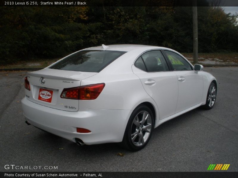 Starfire White Pearl / Black 2010 Lexus IS 250