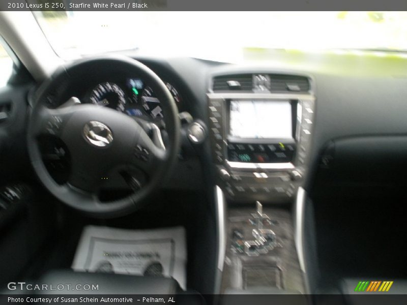 Starfire White Pearl / Black 2010 Lexus IS 250