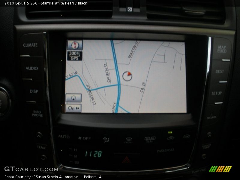 Starfire White Pearl / Black 2010 Lexus IS 250