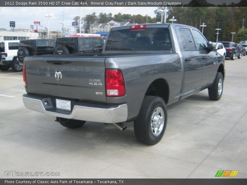 Mineral Gray Pearl / Dark Slate/Medium Graystone 2012 Dodge Ram 3500 HD ST Crew Cab 4x4