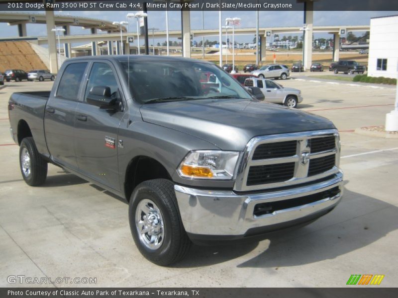 Mineral Gray Pearl / Dark Slate/Medium Graystone 2012 Dodge Ram 3500 HD ST Crew Cab 4x4