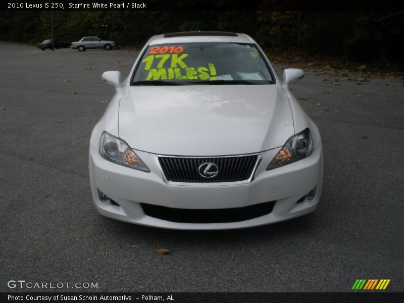 Starfire White Pearl / Black 2010 Lexus IS 250