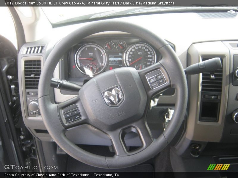 Mineral Gray Pearl / Dark Slate/Medium Graystone 2012 Dodge Ram 3500 HD ST Crew Cab 4x4