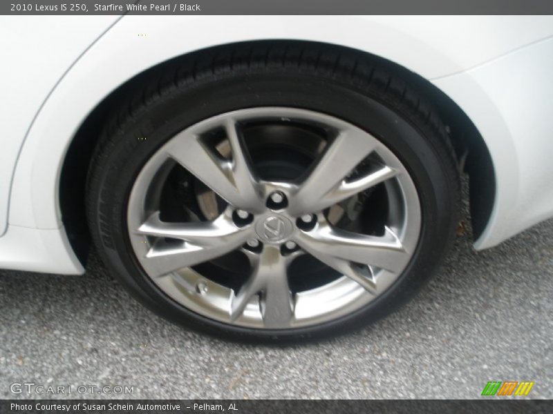 Starfire White Pearl / Black 2010 Lexus IS 250